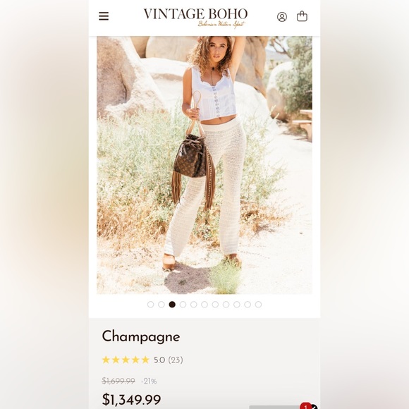 Vintage Boho LOUIS VUITTON Noe Monogram Shoulder Tote Bag Purse REVAMPED - Picture 3 of 5